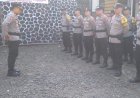 Kapolsek Sagaranten Polres Sukabumi Pimpin Apel Siaga di Mako Polsek