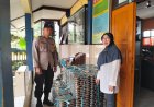 Kapolsek Sagaranten Polres Sukabumi Monitoring Pembagian Makan Bergizi Gratis di SMPN 1 Sagaranten