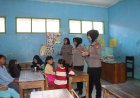 Trauma Healing kepada Anak anak terdampak Bencana alam, Oleh Polwan Polres Sukabumi