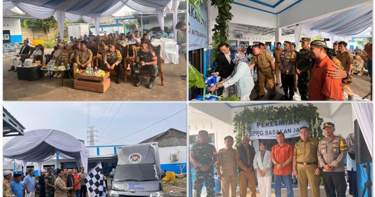 Kapolsek Parungkuda Hadiri Peresmian Satuan Pelayanan Pemenuhan Gizi (SPPG) Babakan Jaya Dukung Program Makan Bergizi Gratis (MBG)