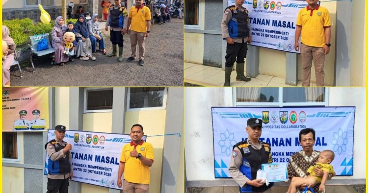 Bhabinkamtibmas Polsek Sagaranten di Desa Cidadap Laksanakan DDS dan Monitoring Kegiatan Khitanan Massal