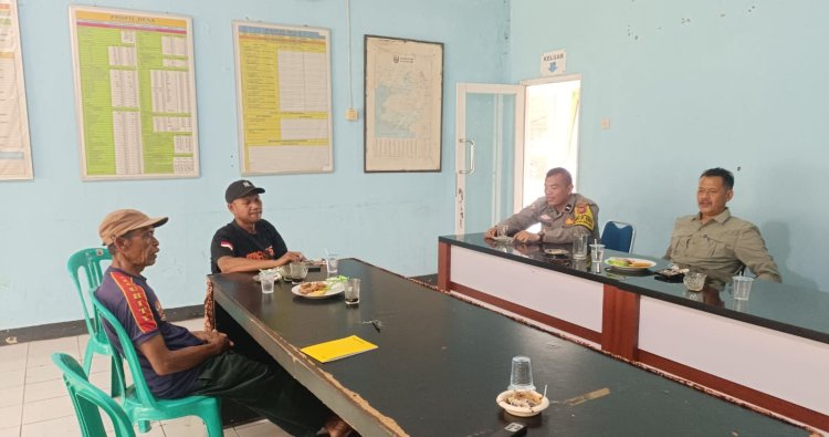 Bhabinkamtibmas Polsek Nyalindung Polres Sukabumi Ajak Warga Desa Wangunreja Tingkatkan Kewaspadaan dan Ketahanan Pangan