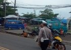 Polsek Palabuhanratu Polres Sukabumi Gelar Pengaturan Lalu Lintas untuk Jaga Kelancaran Aktivitas Pagi