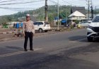 Polsek Palabuhanratu Polres Sukabumi Laksanakan Pengaturan Lalu Lintas Untuk Wujudkan Kamseltibcar Di Kawasan Sekolah