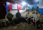 Sinergitas TNI Polri di Sagaranten Sambang Satkamling pastikan wilayah kondusif