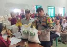 Penyaluran Bantuan Pangan TA. 2025 di Desa Cidadap, Polsek Simpenan Polres Sukabumi