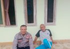 Bhabinkamtibmas Polsek Kalapanunggal Polres Sukabumi sambang warganya sampaikan pesan kamtibmas