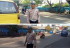 Polsek Palabuhanratu Laksanakan Pelayanan dan Pengaturan Lalu Lintas Pagi