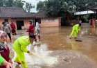 Polsek Palabuhanratu Monitoring Dampak Cuaca Ekstrem, Banjir Mulai Surut