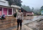 Polsek Ciemas Lakukan Penanganan Pascabanjir, Tiga Titik Terdampak di Desa Ciemas