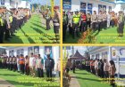 Apel Pagi Ops Lilin Lodaya 2025 Digelar di Pos Pam Terpadu Exit Tol Parungkuda, Siap Amankan Arus Nataru Polsek Parungkuda Polres Sukabumi