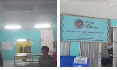 Kapolsek Ciemas Laksanakan Monitoring SPPG dalam Rangka MBG Harian Pastikan aman Lancan