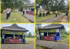 Apel dan Pengamanan Pos Pelayanan Wisata Pantai Palangpang Berjalan Aman dan Kondusif