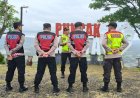 Pengamanan Pagi Hari di Puncak Darma, Polisi Pastikan Wisata Geopark Ciletuh Tetap Kondusif