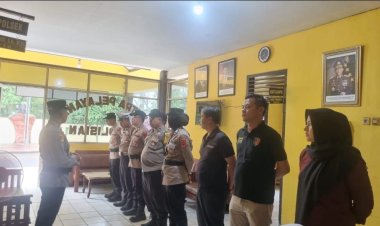 Kapolsek Cikembar Polres Sukabumi Pimpin Apel Pagi, Tekankan Dukungan Ketahanan Pangan dan Kesiapsiagaan Personel