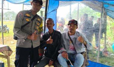 Bhabinkamtibmas Polsek Sagaranten di Desa Hegarmanah Laksanakan DDS, Sampaikan Imbauan Kamtibmas