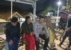 Bhabinkamtibmas Polsek  Nyalindung Polres Sukabumi Sambang Satkamling Desa Kertaangsana, Warga Dihimbau Waspada Hoax dan Gangguan Kamtibmas
