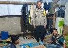 Bhabinkamtibmas Polsek Sagaranten Polres Sukabumi Sambang Satkamling, Tingkatkan Kewaspadaan Warga Saat Musim Hujan