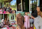 Bhabinkamtibmas Polsek Kalibunder di Desa Cimahpar Dampingi Kegiatan Posyandu Cendrawasih