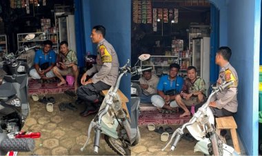Polsek Kalibunder Laksanakan Patroli Dialogis Jaga Kamtibmas