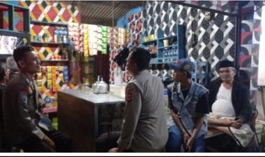 Polsek Cidahu Polres Sukabumi Pantau Sat Kamling, Perkuat Sinergi Jaga Kamtibmas Lingkungan