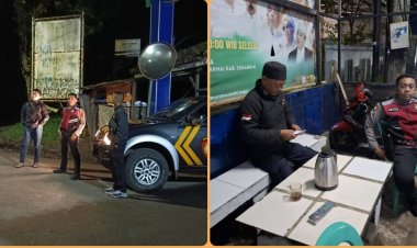 Polsek Parungkuda Polres Sukabumi Gelar Patroli Biru KRYD Antisipasi Gangguan Kamtibmas