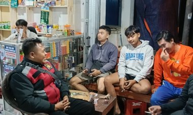 Polsek Kalibunder Polres Sukabumi Laksanakan Patroli dan Kontrol Satkamling Jaga Kamtibmas