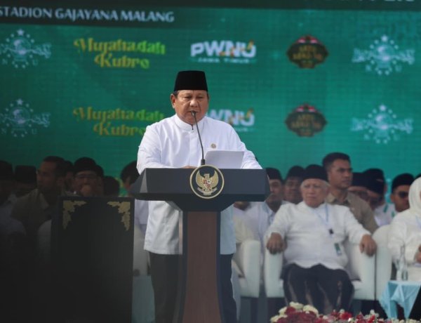 Di Hadapan Warga NU, Prabowo: Saya Tidak Akan Mundur Setapak Pun Berantas Korupsi