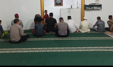 Polsek Cikidang Polres Sukabumi Gelar Safari Subuh Jalin Silaturahmi